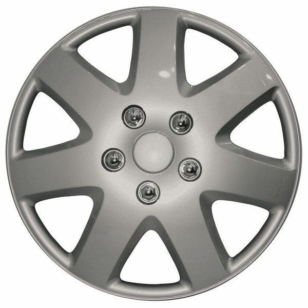 Car Wheel Trims | Style: Tempest Silver| Various Sizes