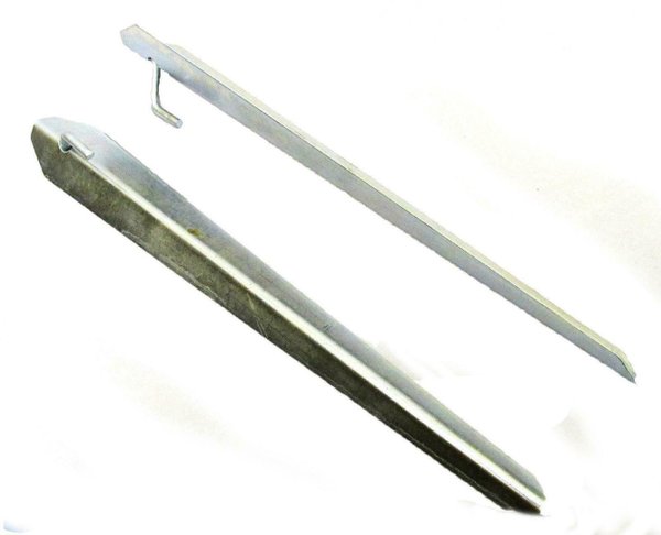Pair x Heavy Duty Ground Spike Pegs for Tie Down Kits